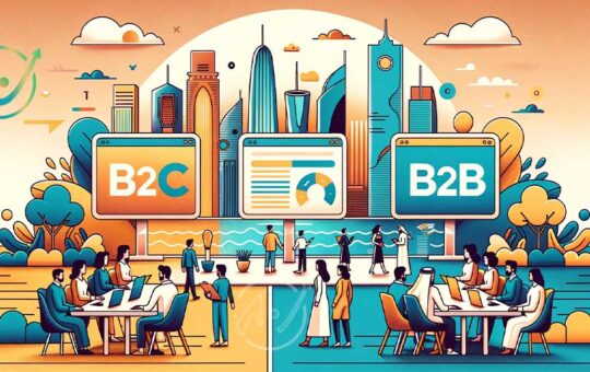 the difference between b2c and b2b in targeting social media platforms and google ads | الفرق بين B2C و B2B في الاستهداف في منصات التواصل الاجتماعي وإعلانات جوجل | New Waves App Development